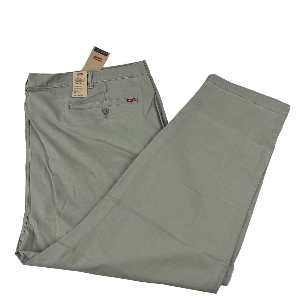 New Mens Levi's XX Chino Standard Taper Stretch Pants Size 54x32 B&T Green Sage